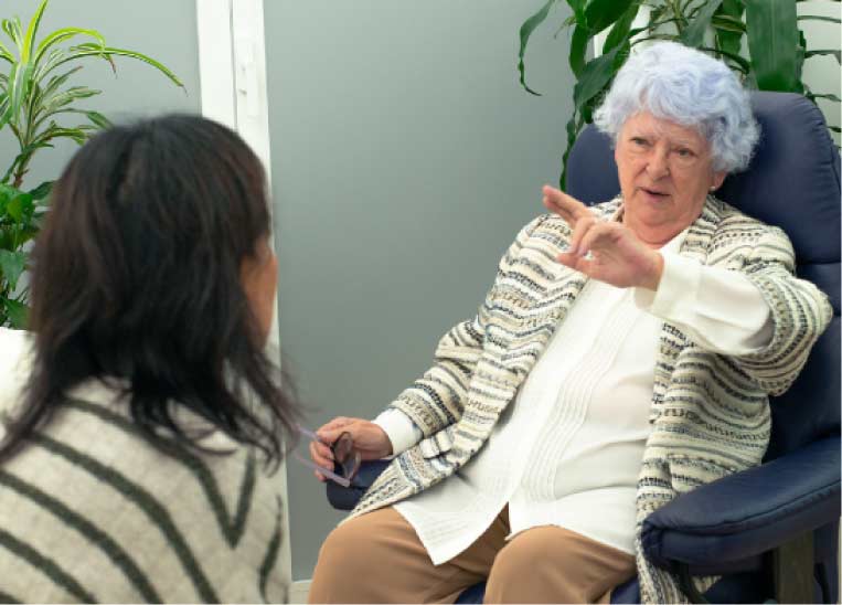 Momento de la estimulación bilateral mediante EMDR